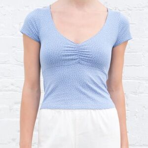 Brandy Melville Gina Floral Top